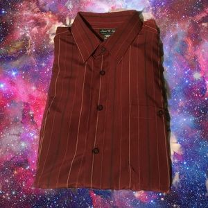 Men’s Burgundy Dress Shirt